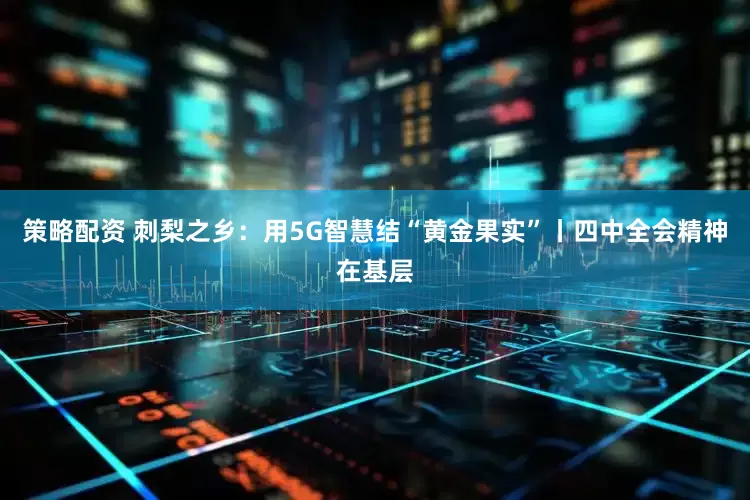 策略配资 刺梨之乡：用5G智慧结“黄金果实”丨四中全会精神在基层